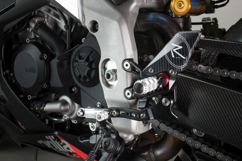 "r" Version Ajustable Rear Sets , Reverse Shifting for Aprilia Naturale